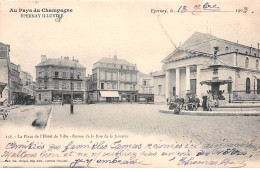 EPERNAY Illustré - La Place De L'Hôtel De Ville - Entrée De La Rue De La Juiverie - Très Bon état - Epernay