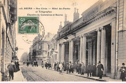 REIMS - Rue Cérès - Hôtel Des Postes Et Télégraphes - Chambre De Commerce Et Bourse - Très Bon état - Reims