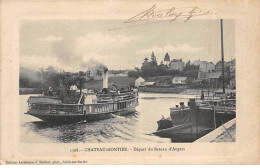 CHATEAU GONTIER - Départ Du Bateau D'Angers - Très Bon état - Chateau Gontier