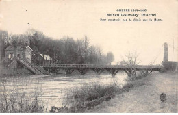 Guerre 1914 - MAREUIL SUR AY - Pont Construit Par Le Génie Sur La Marne - Très Bon état - Mareuil-sur-Ay