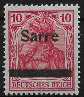 MiNr. 6, *, Falz Mit Aufdruckverschiebung - Unused Stamps
