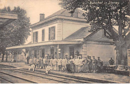 Bahnof In STENAY - Militaires - Gare - Très Bon état - Stenay