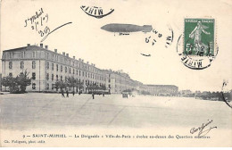 SAINT MIHIEL - Le Dirigeable " Ville De Paris " évolue Au Dessus Des Quartiers Militaires - Très Bon état - Saint Mihiel