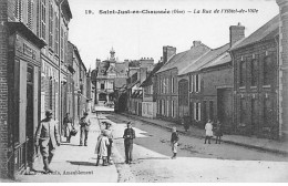 SAINT JUST EN CHAUSSEE - La Rue De L'Hôtel De Ville - Très Bon état - Saint Just En Chaussee