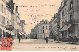 COMPIEGNE - Rue De L'Hôtel De Ville - Très Bon état - Compiegne