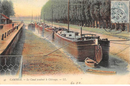 CAMBRAI - Le Canal Pendant Le Chômage - Très Bon état - Cambrai