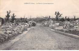 LASSIGNY - La Rue Du Quatre Septembre - Très Bon état - Lassigny