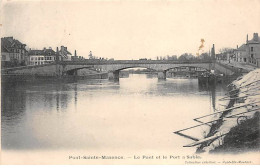 PONT SAINTE MAXENCE - Le Pont Et Le Port à Sable - Très Bon état - Pont Sainte Maxence