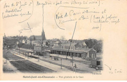 SAINT JUST EN CHAUSSEE - Vue Générale De La Gare - Très Bon état - Saint Just En Chaussee