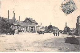 COMPIEGNE - Cour De La Gare - Très Bon état - Compiegne