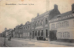 GRANDVILLIERS - Rue D'Aumale - La Poste - Très Bon état - Grandvilliers