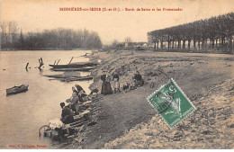 BONNIERES SUR SEINE - Bords De Seine Et Les Promenades - Très Bon état - Bonnieres Sur Seine