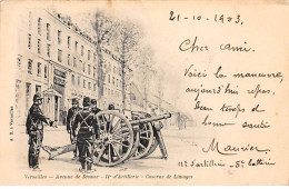 VERSAILLES - Avenue De Sceaux - 11e D'Artillerie - Caserne De Limoges - Très Bon état - Versailles