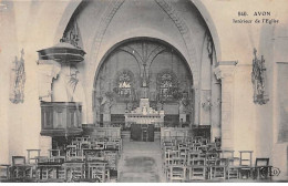 AVON - Intérieur De L'Eglise - Très Bon état - Avon