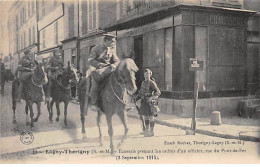 LAGNY THORIGNY - Ecossais Prenant Les Ordres D'un Officier - Rue Du Pont De Fer - 1914 - Très Bon état - Lagny Sur Marne