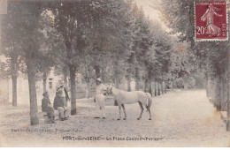 PONT SUR SEINE - La Place Casimir Périer - Très Bon état - Andere & Zonder Classificatie