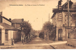 VILLENNES SUR SEINE - La Poste Et Avenue Du Président - Très Bon état - Villennes-sur-Seine