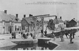 SAINT AMAND MONTROND - Le Pont De La Croix Flambard Et La Rue Du Cheval Blanc - Très Bon état - Saint-Amand-Montrond