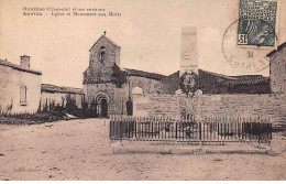 ANVILLE - Eglise Et Monument Aux Morts - Très Bon état - Sonstige & Ohne Zuordnung