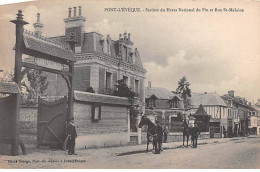 PONT L'EVEQUE - Station Du Haras National Du Pin Et Rue Saint Melaine - Très Bon état - Pont-l'Evèque