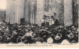 LES SAINTES MARIES - La Messe En Plein Air Le 25 Mai 1923 - Très Bon état - Saintes Maries De La Mer