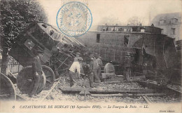 Catastrophe De BERNAY - 10 Septembre 1910 - Le Fourgon De Poste - Très Bon état - Bernay