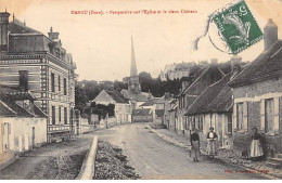 DANGU - Perspective Sur L'Eglise Et Le Vieux Château - Très Bon état - Dangu