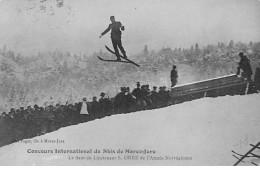 Concours International De Skis De MOREZ JURA - La Saut Du Lieutenant S. ORRE De L'Armée Norvégienne - Très Bon état - Morez