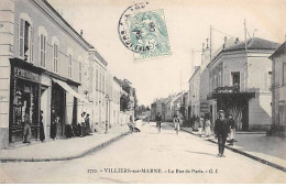 VILLIERS SUR MARNE - La Rue De Paris - Très Bon état - Villiers Sur Marne