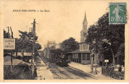 AILLY SUR NOYE - La Gare - Très Bon état - Ailly Sur Noye