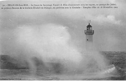 BELLE ISLE EN MER - Le Canot De Sauvetage, Vauvert De Méan - Tempête D'Est Du 18 Novembre 1909 - état - Belle Ile En Mer