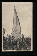 AK Soest, Der Schiefe Turm, Reform-Kirche  - Soest