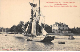 LE POULIGUEN - Goëlette " Bellalie " Entrant Dans Le Port - Très Bon état - Le Pouliguen