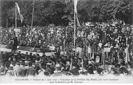 CHAUMONT - Festival Du 6 Juin 1926 - Exécution De La " Polka Du Sadi " - état - Chaumont