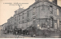 GIVRY EN ARGONNE - L'Ecole Et La Mairie - état - Givry En Argonne