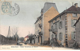 AILLEVILLERS - Hôtel Terminus Et Robert - Très Bon état - Andere & Zonder Classificatie