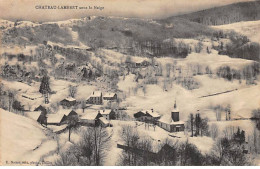 CHATEAU LAMBERT Sous La Neige - Très Bon état - Andere & Zonder Classificatie