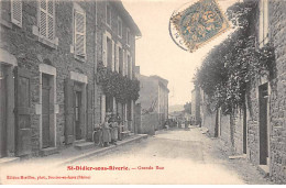 SAINT DIDIER SOUS RIVERIE - Grande Rue - Très Bon état - Other & Unclassified