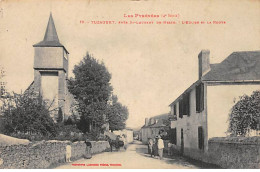 TUZAGUET Près Saint Laurent De Neste - L'Eglise Et La Route - Très Bon état - Sonstige & Ohne Zuordnung