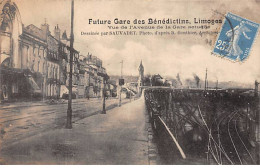 LIMOGES - Future Gare Des Bénédictins - Vue De L'Avenue De La Gare Actuelle - Très Bon état - Limoges