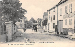 POIX - La Route D'Eplessier - Très Bon état - Poix-de-Picardie