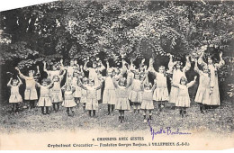 CHANSONS AVEC GESTES - Fondation Georges Bonjean, à VILLEPREUX - Orphelinat Crozatier - Très Bon état - Villepreux