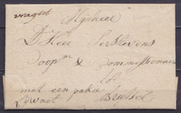 L. Datée 7 May 1779 De ANTWERPEN Pour BRUSSEL - Man. "met Een Pakje Lywaet" (avec Un Paquet De Tissus) & Man. "vragst" ( - 1714-1794 (Austrian Netherlands)