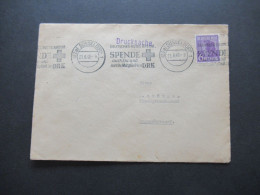 1948  Kontrollrat Nr.944 EF Drucksache MS Düsseldorf 1 Deutsches Rotes Kreuz Spende Auch Du Und Werde Mitglied Im DRK - Cartas & Documentos