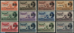 Egypt (Kingdom) 1953 Palestina Overprints 12v, Mint NH - Unused Stamps