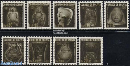 Bolivia 2000 Precolumbian Art 9v, Mint NH, History - Archaeology - Art - Ceramics - Archeologia