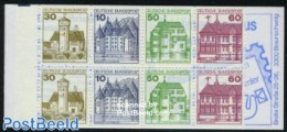 Germany, Federal Republic 1980 Castles Booklet (Lieber Briefm./Richard Borek), Mint NH, Stamp Booklets - Art - Castles.. - Unused Stamps