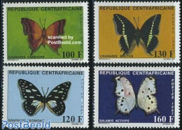 Central Africa 1987 Butterflies 4v, Mint NH, Nature - Butterflies - Centrafricaine (République)