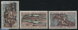 Cameroon 1972 Olympic Games Munich 3v, Mint NH, Nature - Sport - Horses - Boxing - Olympic Games - Swimming - Boxing