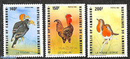 Cameroon 1985 Birds 3v, Mint NH, Nature - Birds - Poultry - Cameroon (1960-...)